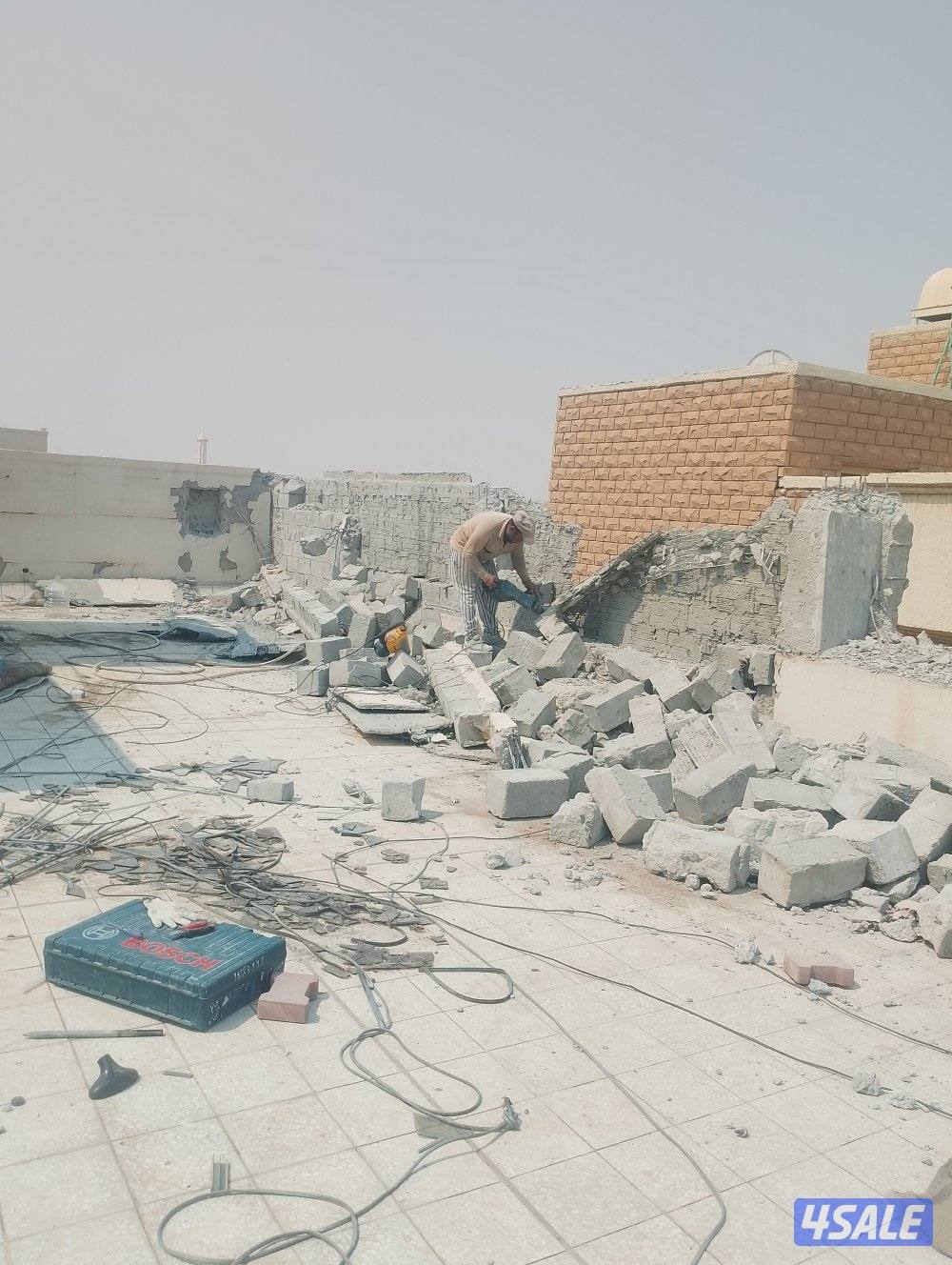 مقاولات عامه وهدام وتكسير وقص الخرسانه مقاول ابومحمد4
