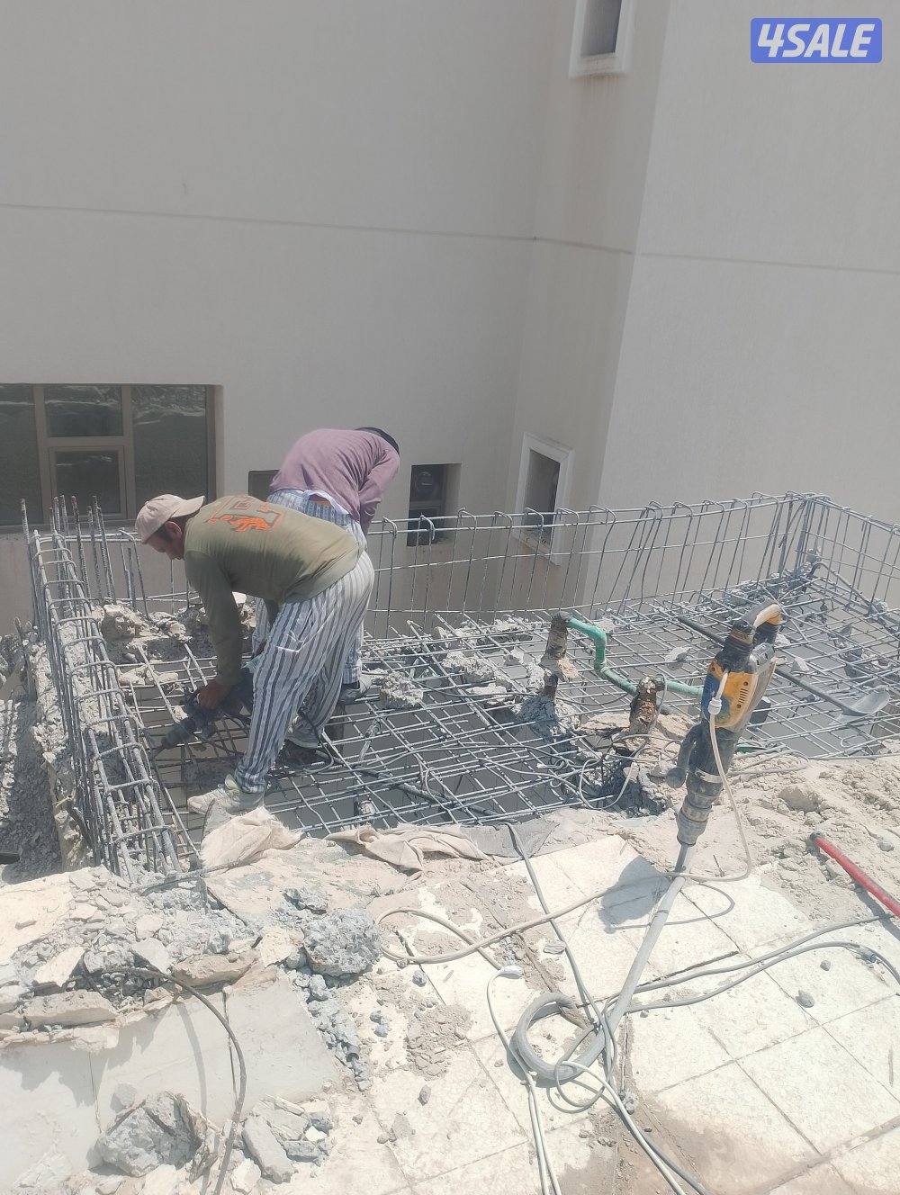 مقاولات عامه وهدام وتكسير وقص الخرسانه مقاول ابومحمد5