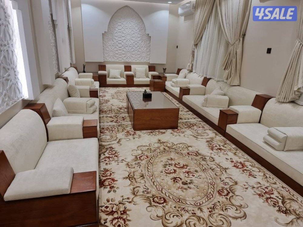 تفصال مساند ظهر ومراكي + كنب حسب الطلب وسجاد ساده قص5