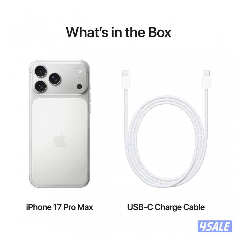 آيفون 17 برو ماكس – 256 جيجا – فضي – إصدار ياباني – iPhone 17 Pro Max1