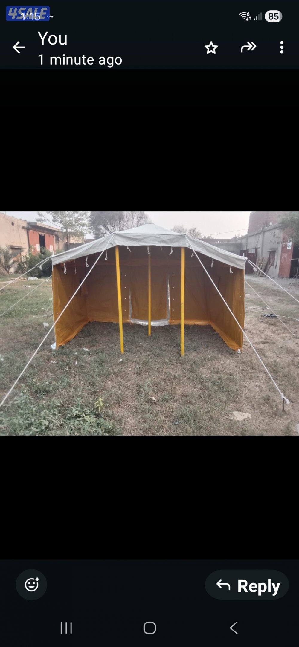 للبيع جديد خيام مشمع باكستانى فى خيام حصن الفارس للخيام9