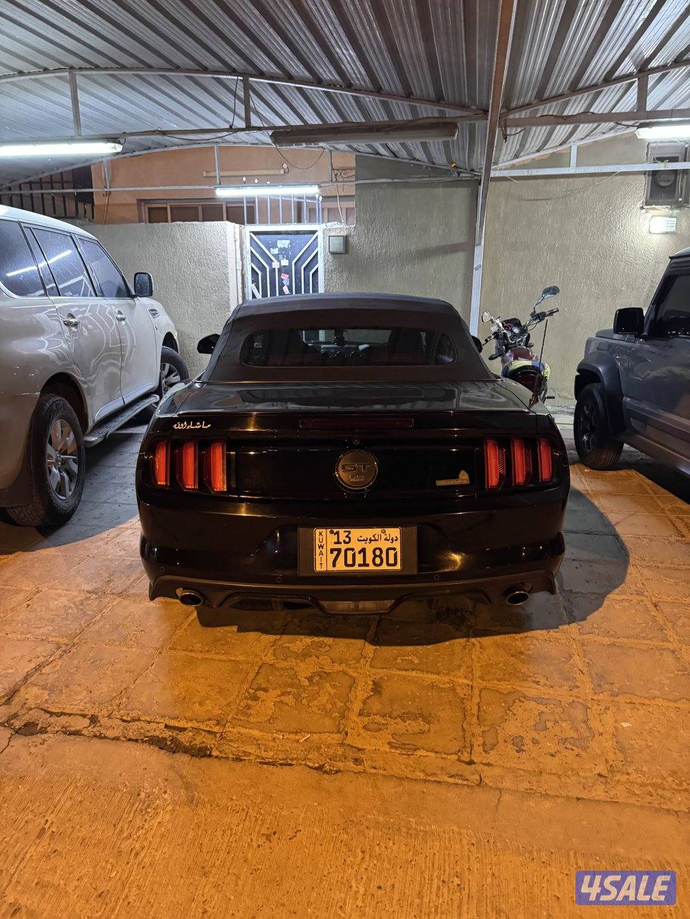 موستنج جي تي كشف 8سلندر تماتيك بحاله ممتازه ممشى قليل وارد وكاله2