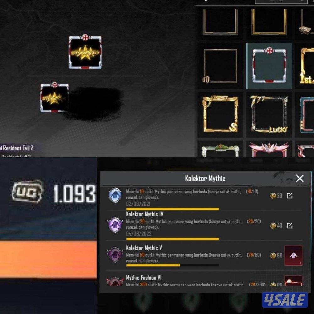 حسابات ببجي منوعه ~ اسلحه وبدله اكسX🔫⭐️4