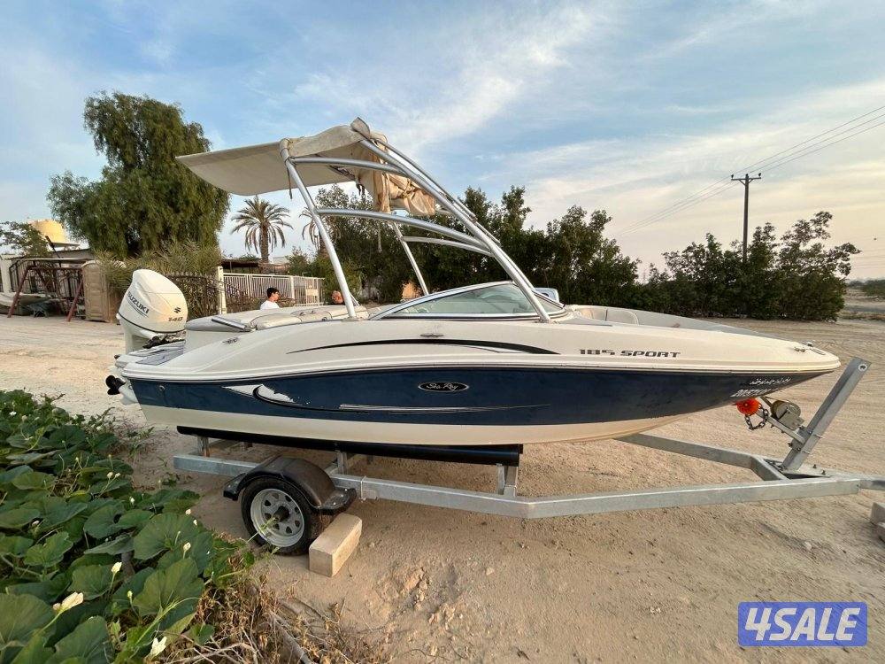 طراد 18.5 قدم سى ري موديل 2008 علية مكينة سوزكي 4ستورك 140 موديل 20211