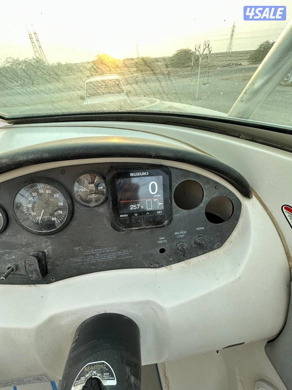 طراد 18.5 قدم سى ري موديل 2008 علية مكينة سوزكي 4ستورك 140 موديل 20212