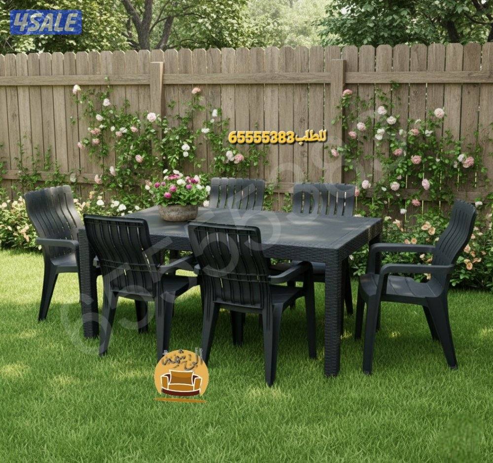 📌طاولات طعام خارجيه وداخليه للحدائق والمطاعم والمقاهي والشاليهات0
