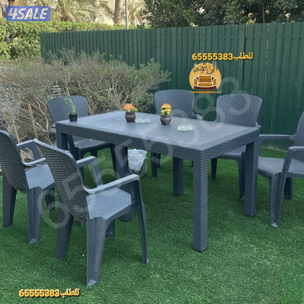 📌طاولات طعام خارجيه وداخليه للحدائق والمطاعم والمقاهي والشاليهات11