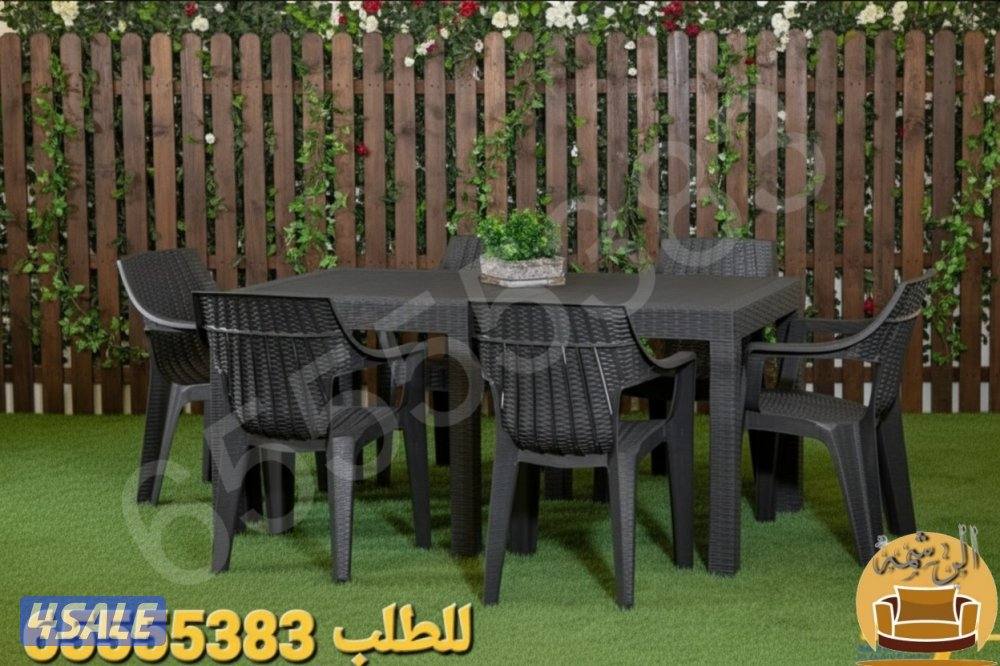 📌طاولات طعام خارجيه وداخليه للحدائق والمطاعم والمقاهي والشاليهات15