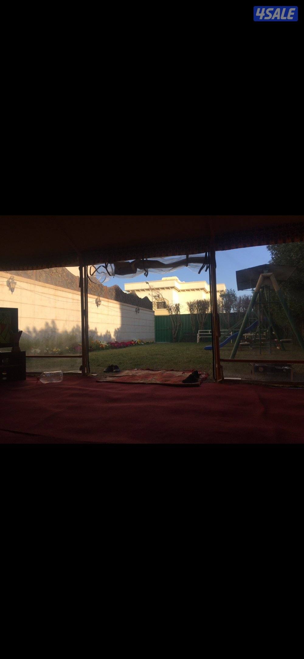 خيمه ديوانيه القطان 6*4 فل جاملون للسقف والأرواق1