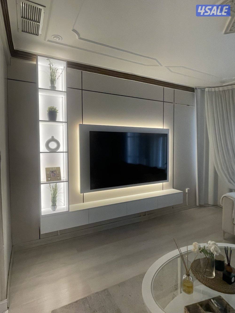 كل ما يخص المنزل من ديكورات💥ورق حائط⚡️باركيه خشب🪵وبلايستك🔥چام☄️ديكورطوفه11