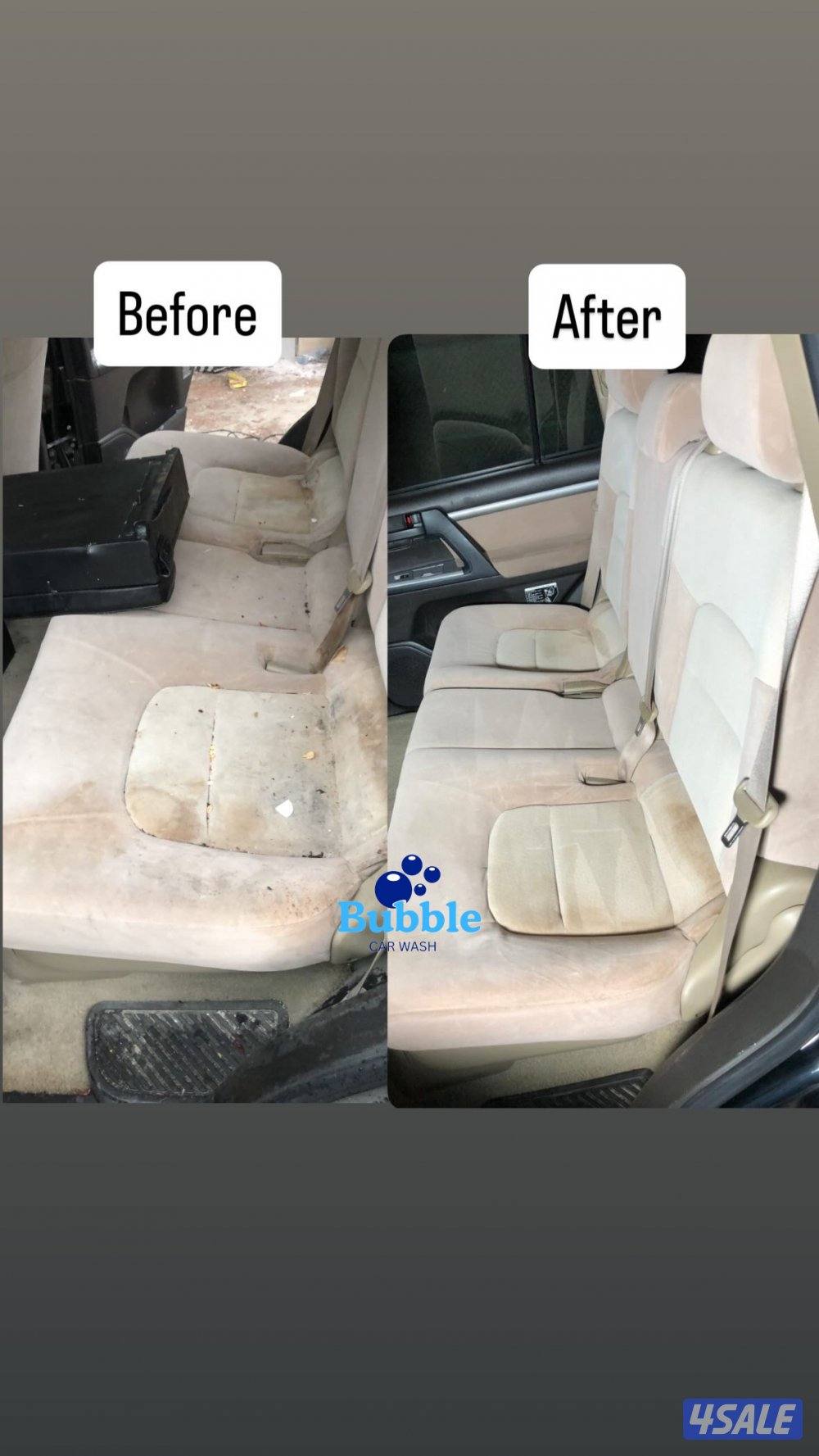 غسيل سيارات متنقل | Bubble Car Wash Service7