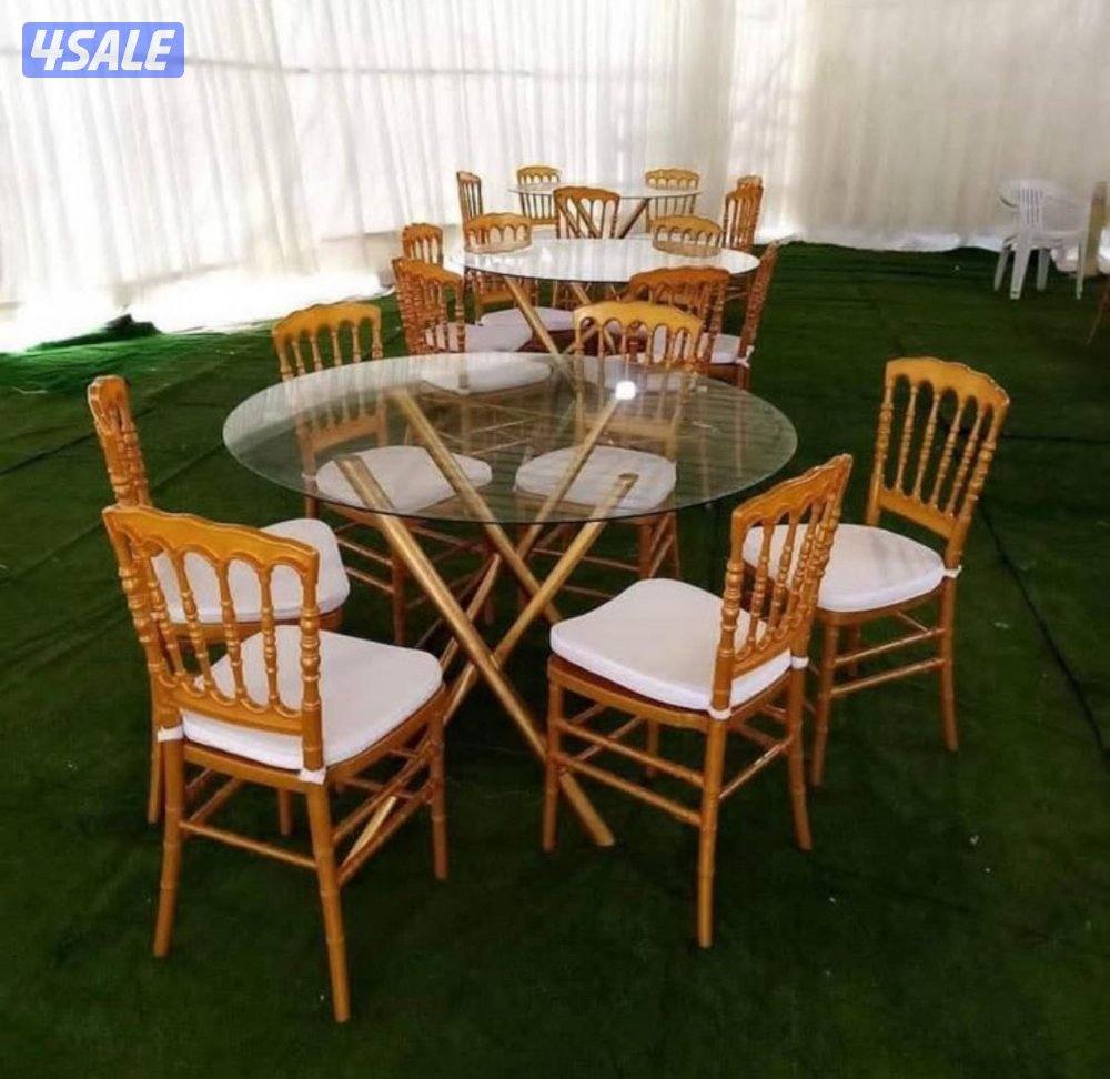 تأجير كراسي وطاولات خيام تسكره زينه دفيات غنفات كراسي عزا خيام1