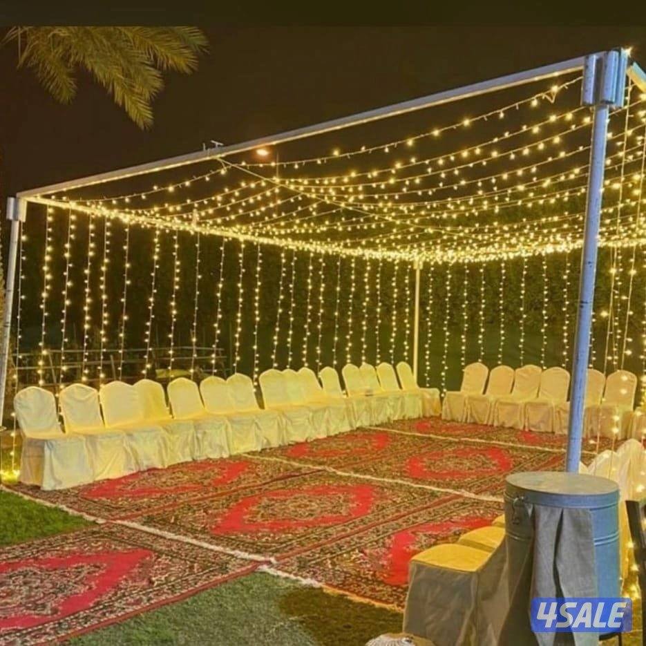 تأجير كراسي وطاولات خيام تسكره زينه دفيات غنفات كراسي عزا خيام7