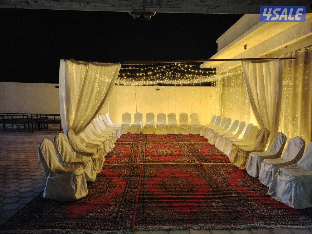 تأجير كراسي وطاولات خيام تسكره زينه دفيات غنفات كراسي عزا خيام13