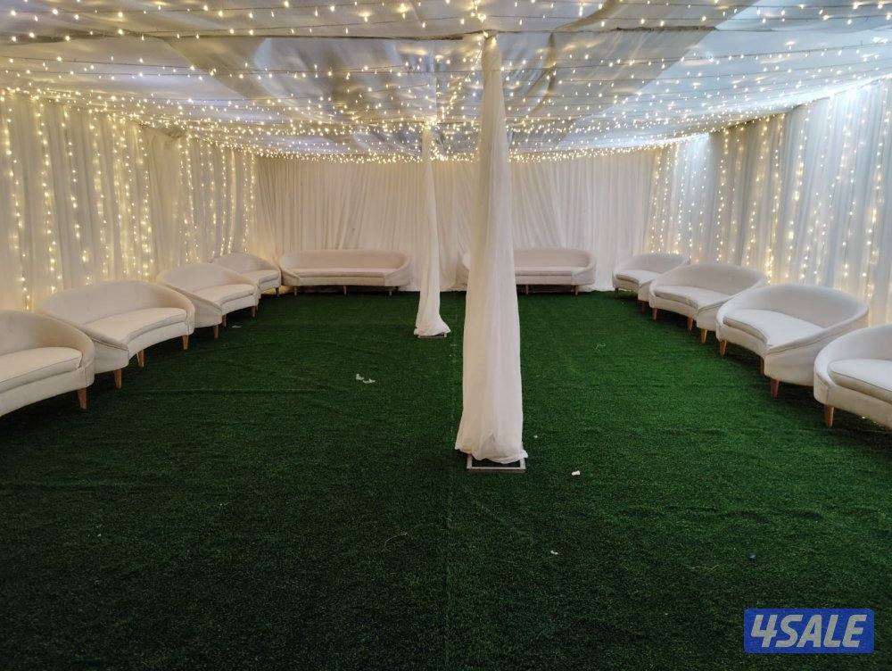 تأجير كراسي وطاولات خيام تسكره زينه دفيات غنفات كراسي عزا خيام14