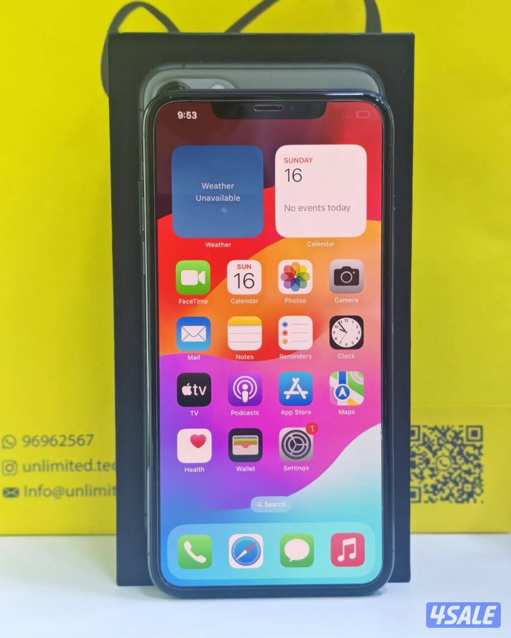 آيفون 11 برو ماكس – 256 جيجابايت – أخضر – iPhone 11 Pro Max 256GB Gree9