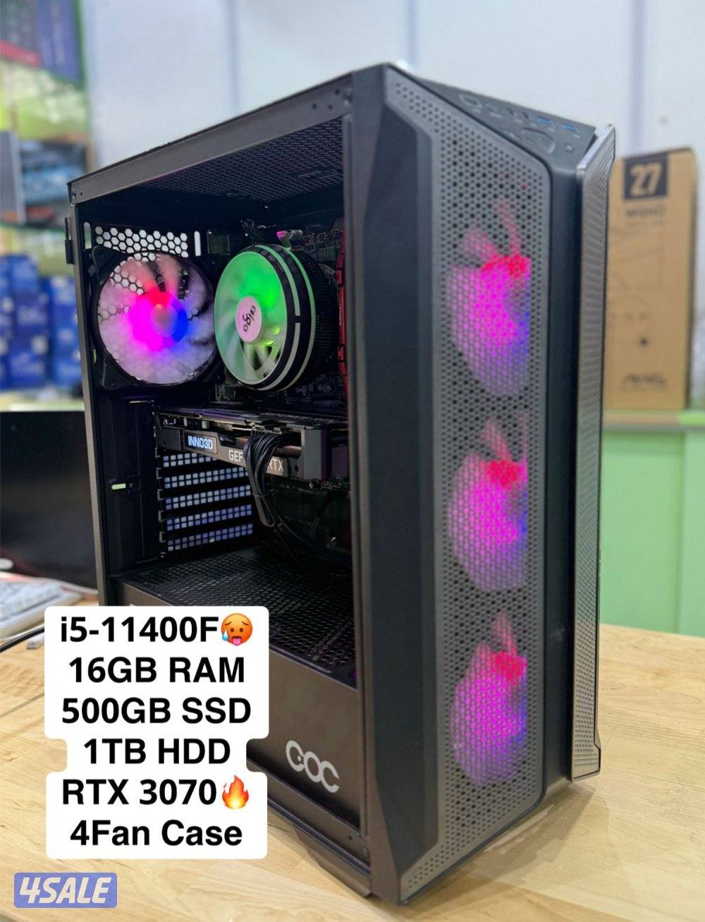 PC Gaming i7-12700K, RTX 30806