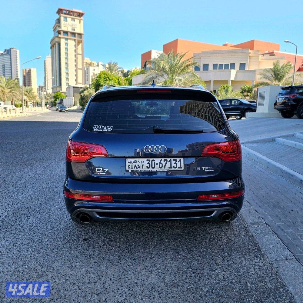 Audi Q7 S-line V6 supercharge 2016 صبغ الوكالة6