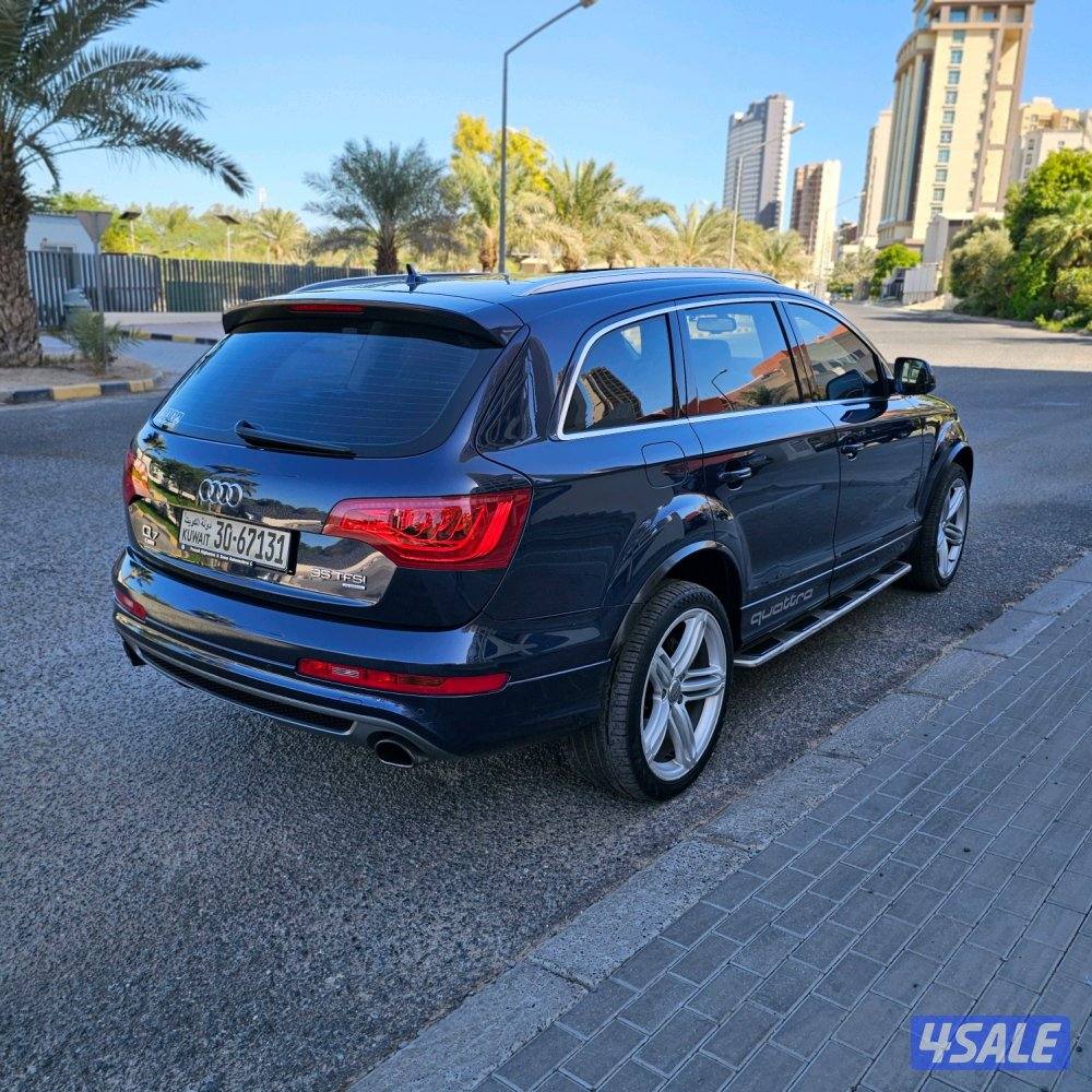 Audi Q7 S-line V6 supercharge 2016 صبغ الوكالة7