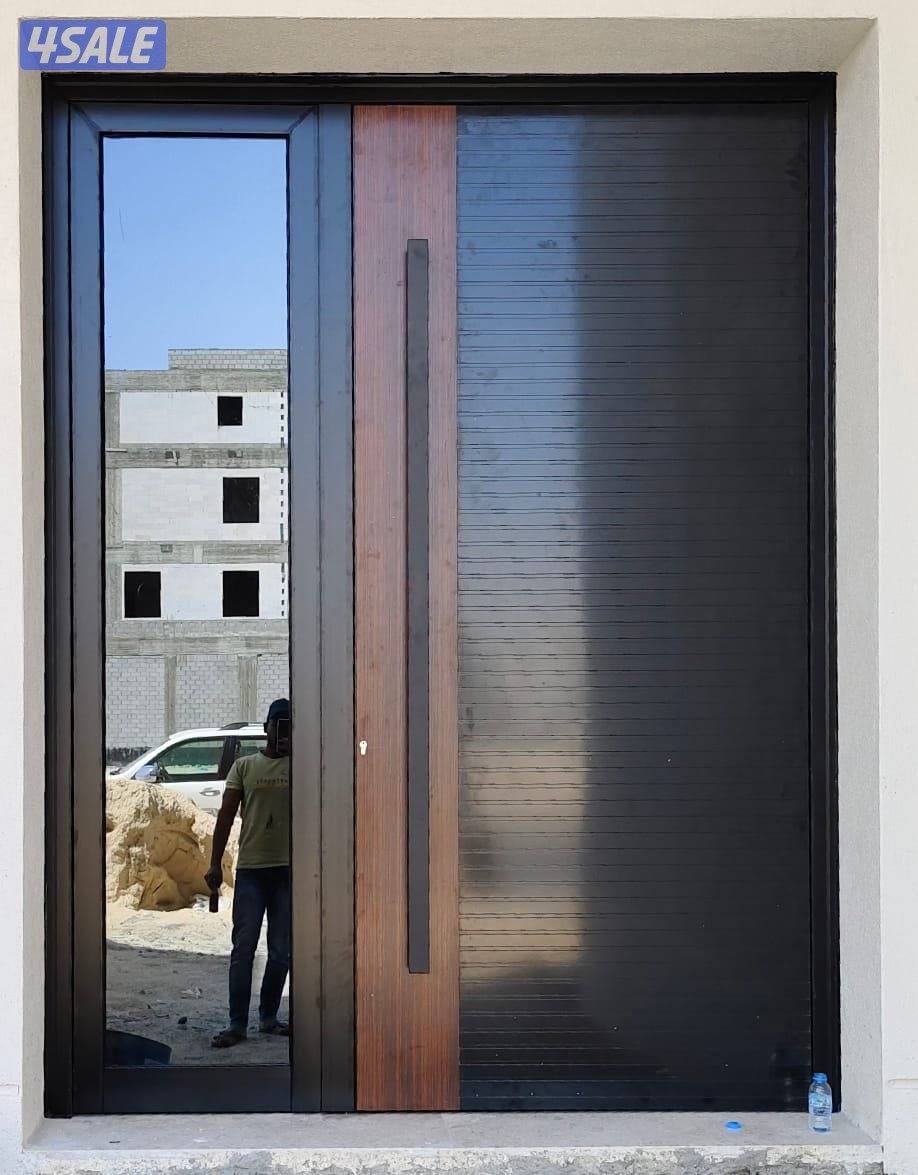 Aluminum doors windows kitchen glass temper madkhana mantinas all1