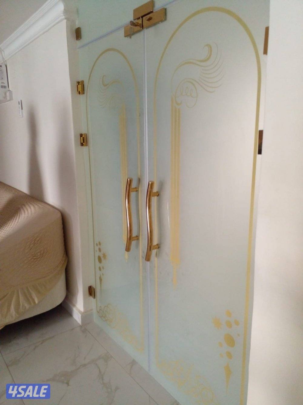 Aluminum doors windows kitchen glass temper madkhana mantinas all5