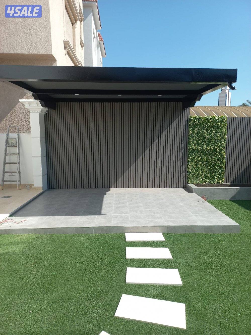 تنسيق حدائق تركيب ثيل طبيعي وصناعي وسياج بأفضل سعر4