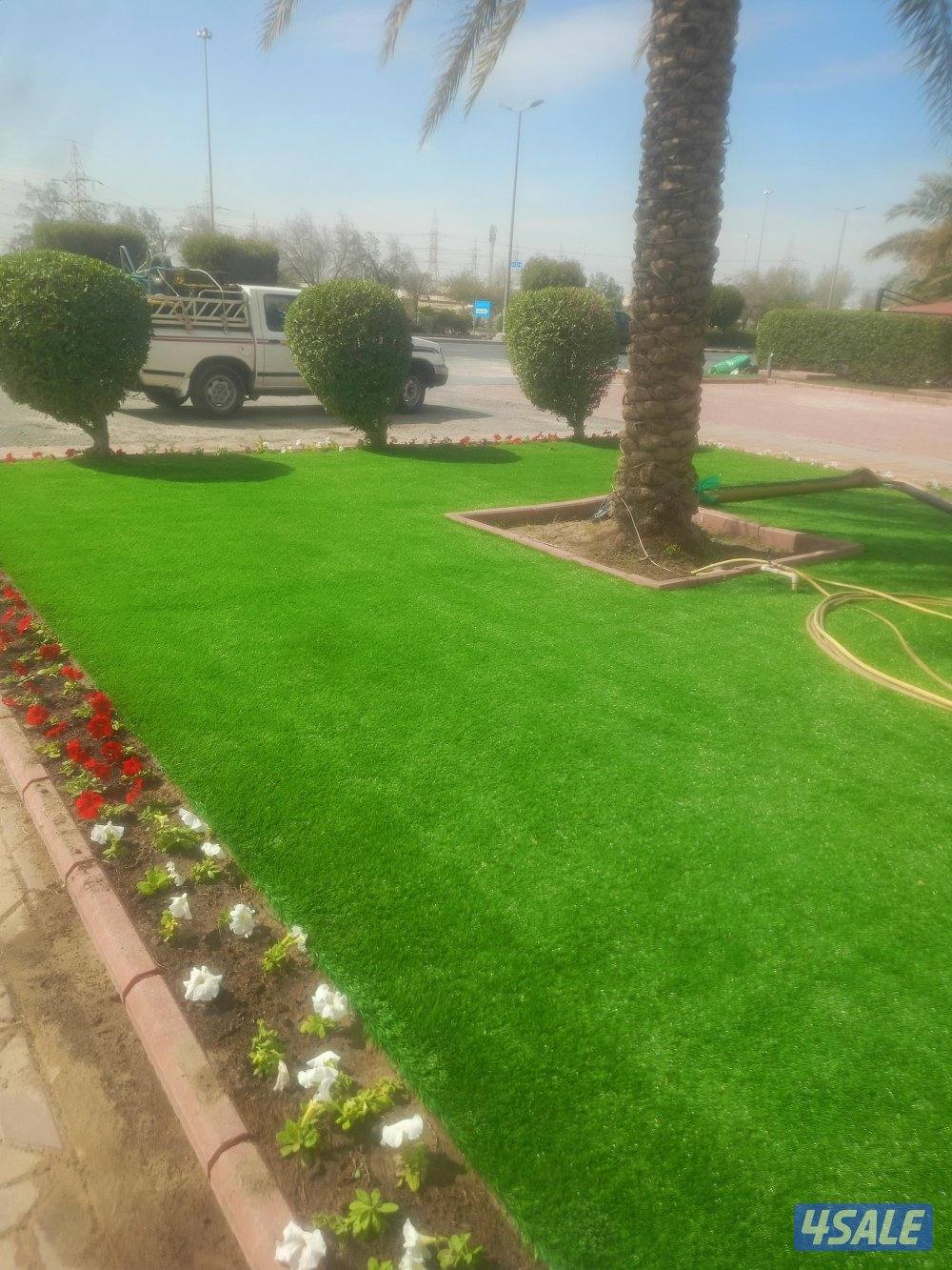 تنسيق حدائق تركيب ثيل طبيعي وصناعي وسياج بأفضل سعر11