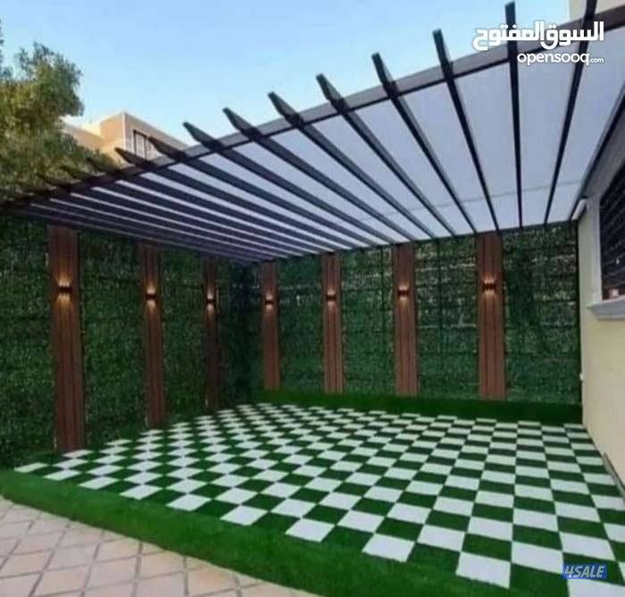 تنسيق حدائق تركيب ثيل طبيعي وصناعي وسياج بأفضل سعر13