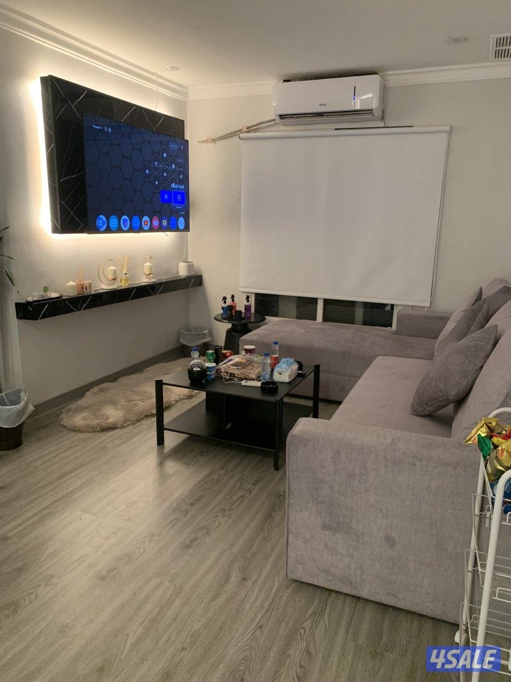 شقق للايجار خلو غرفة وصالة ومطبخ وحمام في حولي تشطيب سوبر لوكس2