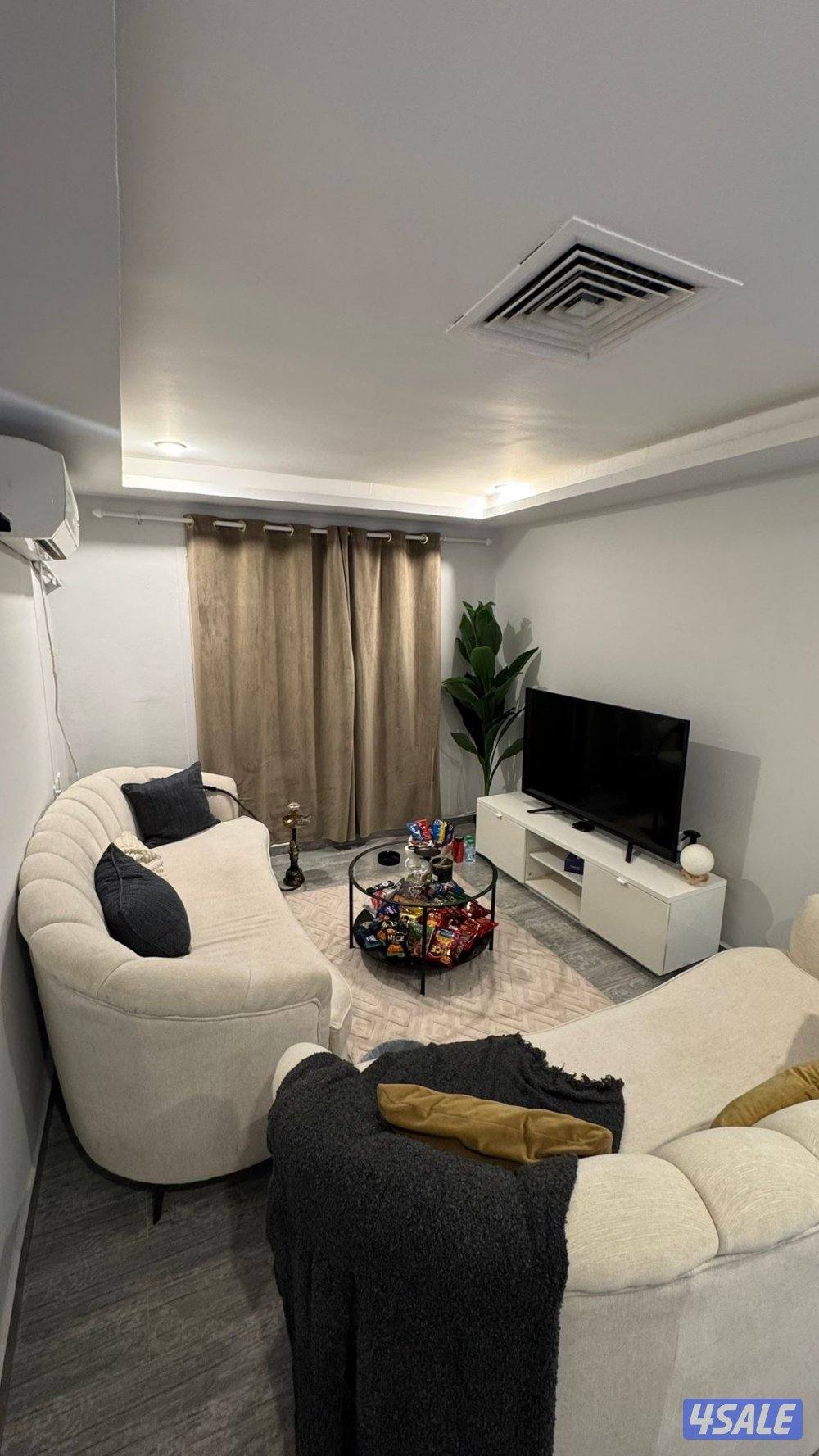 شقق للايجار خلو غرفة وصالة ومطبخ وحمام في حولي تشطيب سوبر لوكس15