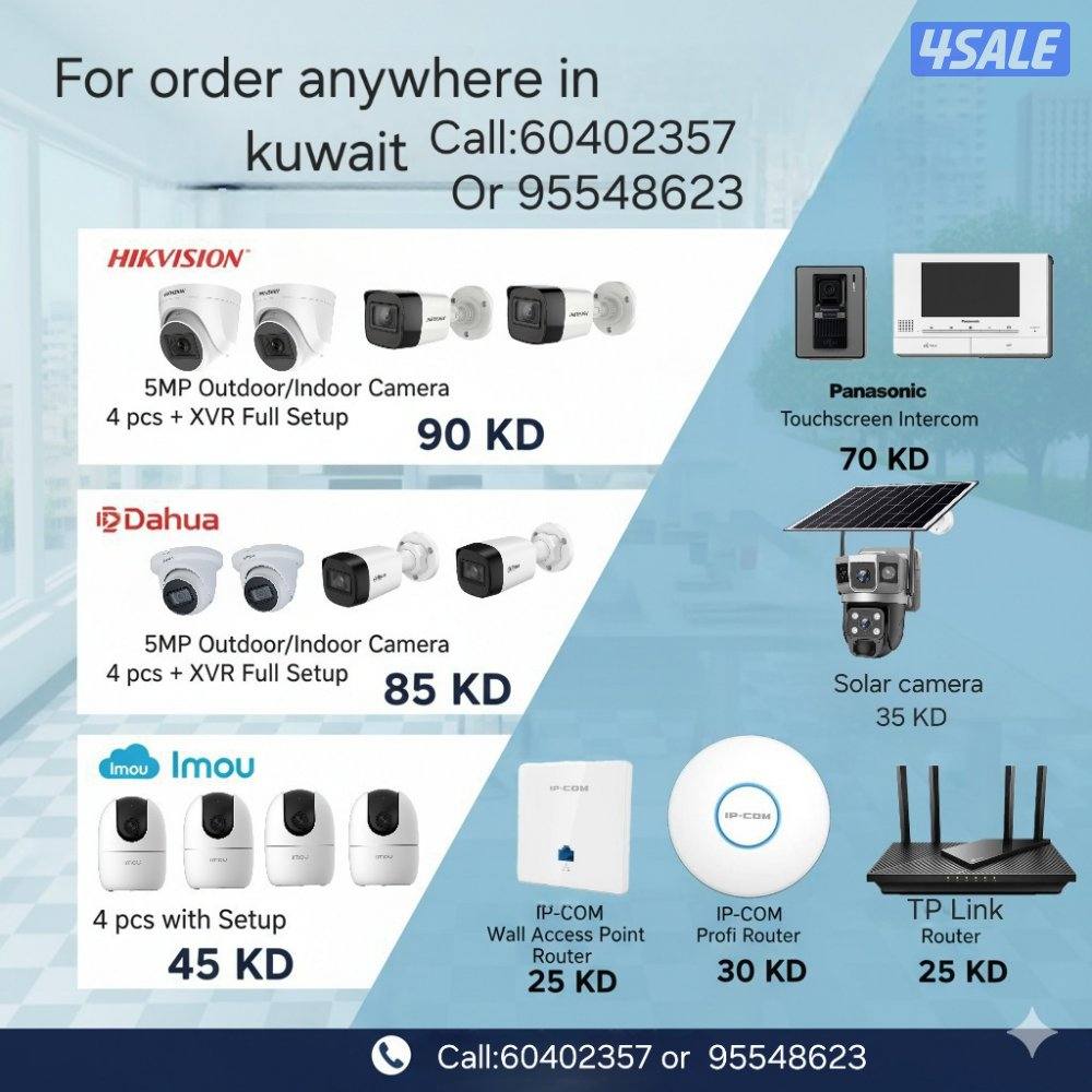 Technitian for camera,Intercom and Internet.0