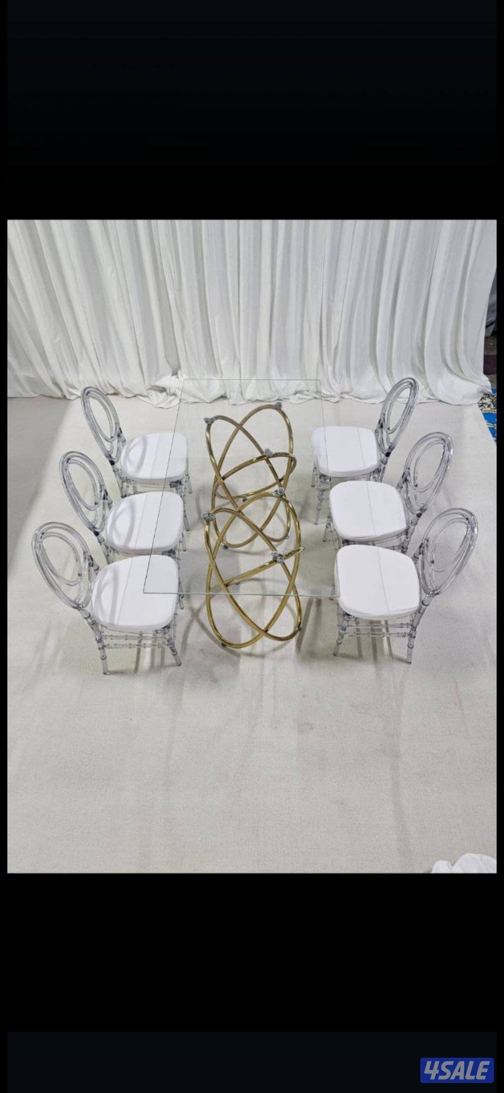 تأجير كراسي وطاولات وزينه منازل وجميع مستلزمات الافراح15