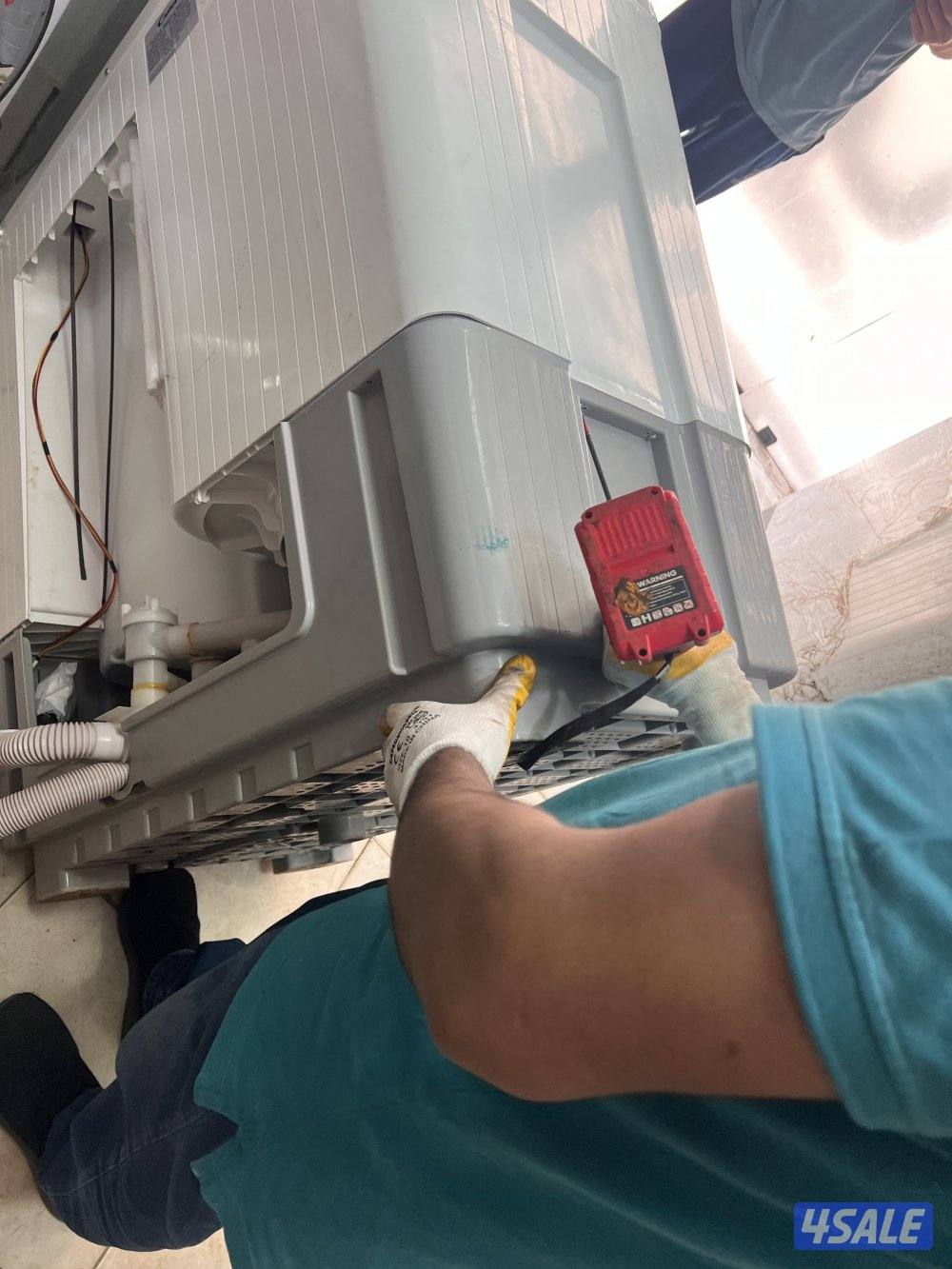 تصليح غسالة ونشافة مع ضمان فني باكستاني خدمة ٢٤/٧7