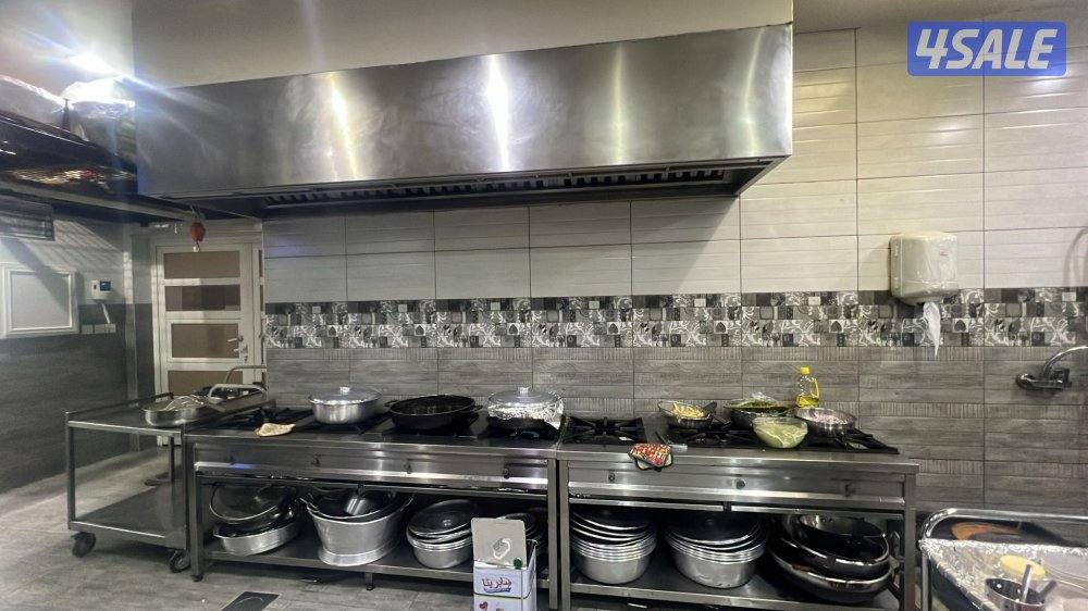 للأيجار محل بالدور الاول اسواق القرين مجهز يصلح مطبخ مساحته 95 متر م5