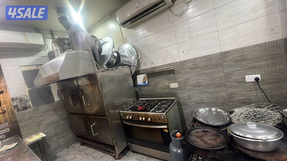 للأيجار محل بالدور الاول اسواق القرين مجهز يصلح مطبخ مساحته 95 متر م7