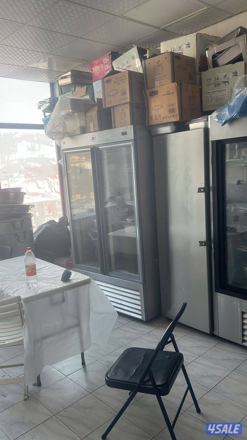 للأيجار محل بالدور الاول اسواق القرين مجهز يصلح مطبخ مساحته 95 متر م9