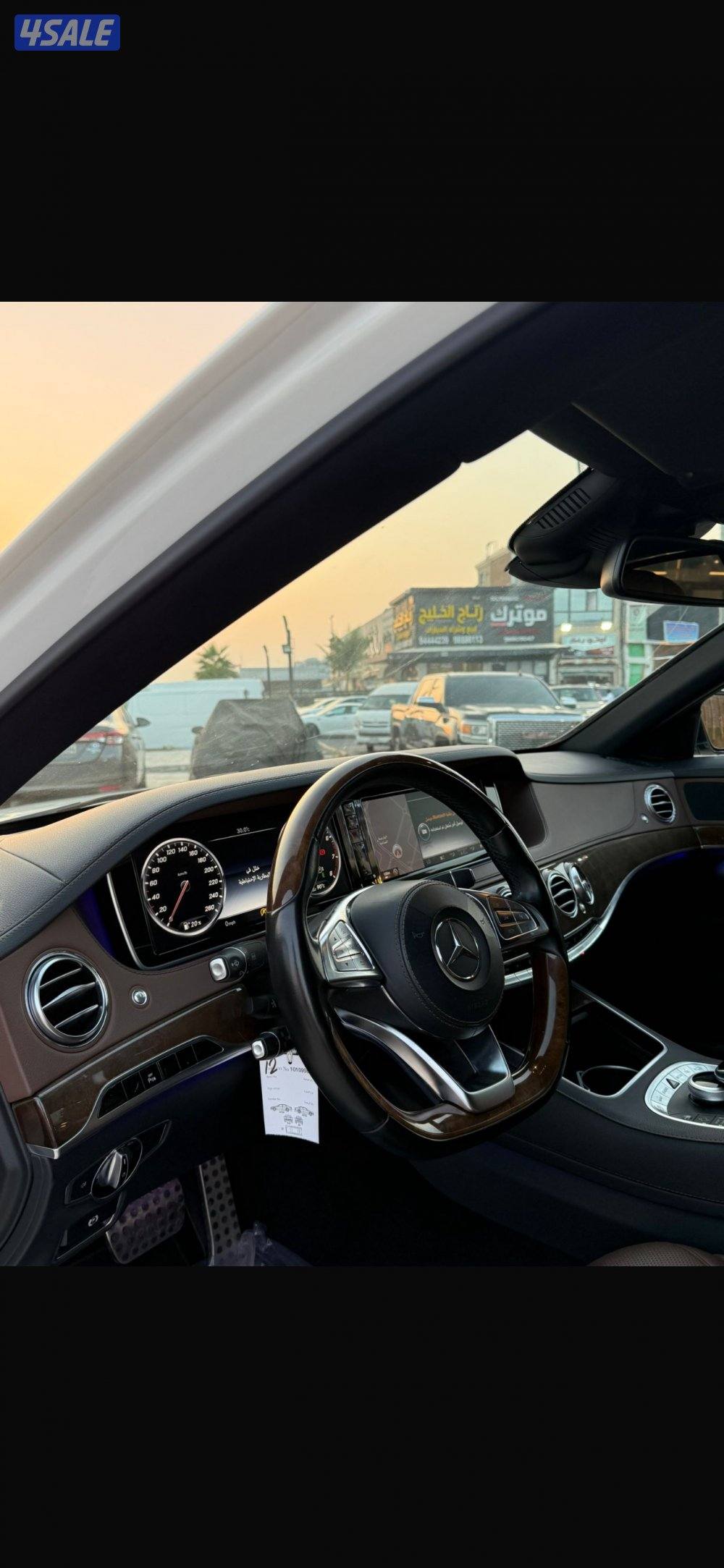 للبيع مرسيدس S400 موديل ٢٠١٦ شرط الفحص عداد ١٣٤ سيرفسوكاله صبغ الوكاله3