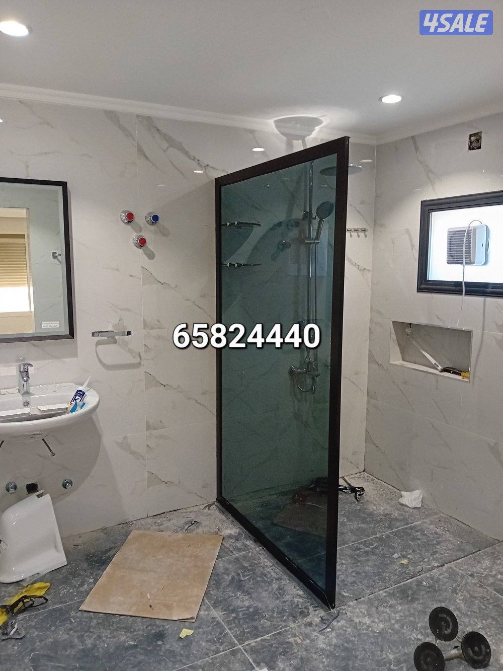 تفصيل وتركيب زجاج سكريت ومريات وجهات محلات4