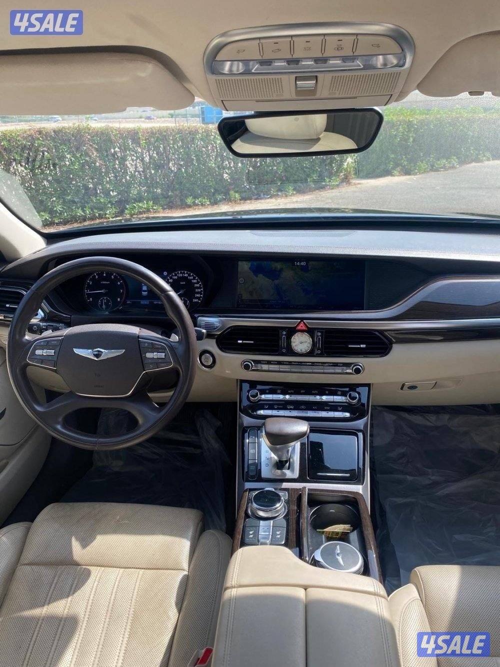 للبيع جينسيس G90 موديل ٢٠١٧ ماشي ١١٨ ألف ٦ سيلندر صبغ وكالة3