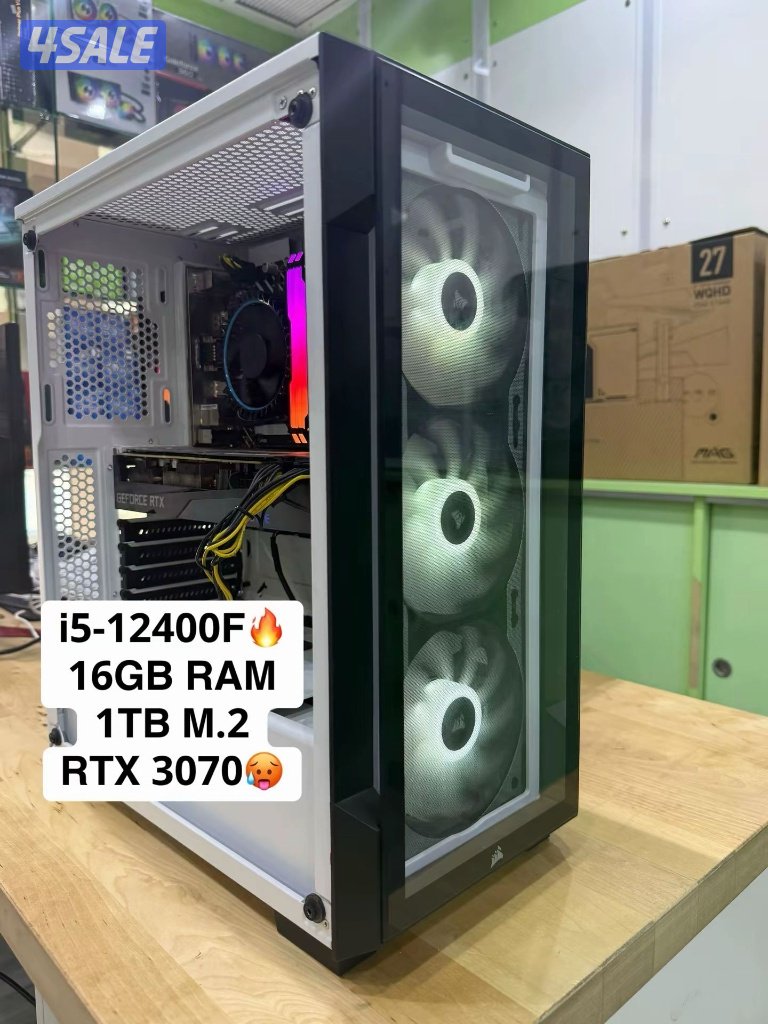 Gaming PC i5-12400F, RTX 3070Ti,Bundle5