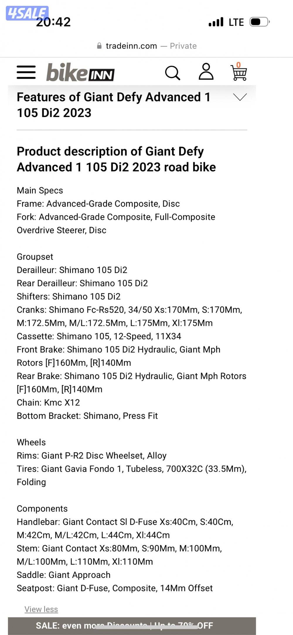 دراجه رود كاربون GIANT3