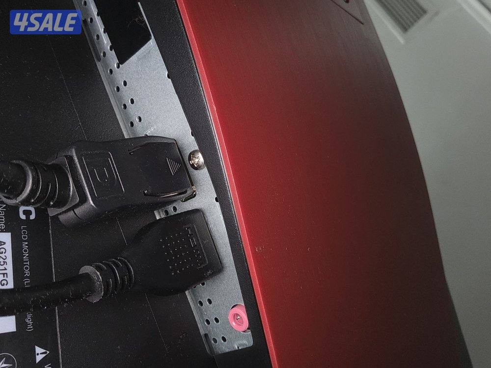 gaming monitor agon للبيع شاشة قيمنق مستعمله نظيفه خاليه من المشاكل2