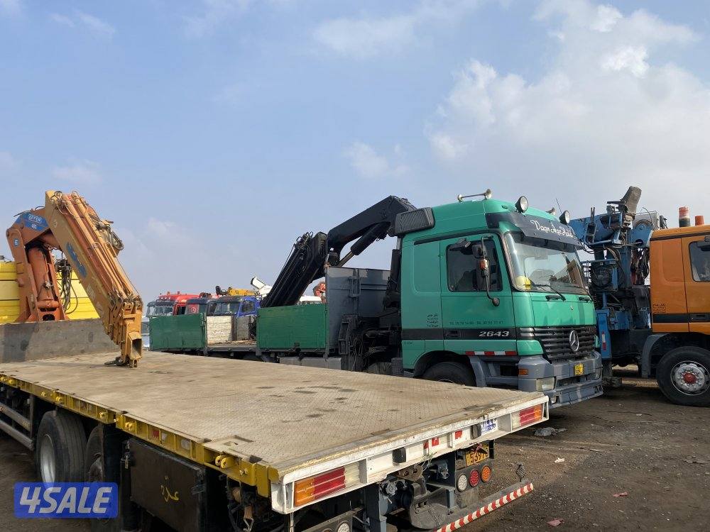 كرين نقل الشاليهات والمعدات ومكائن الديزل5