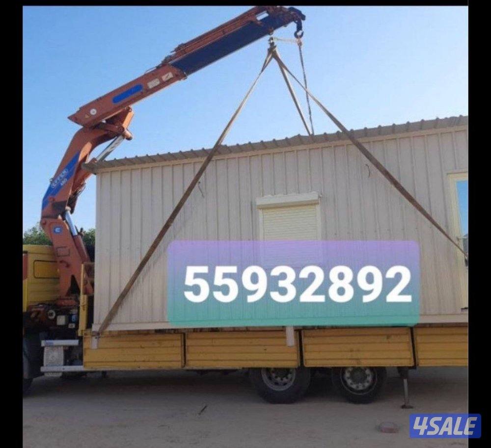 كرين نقل الشاليهات والمعدات ومكائن الديزل7