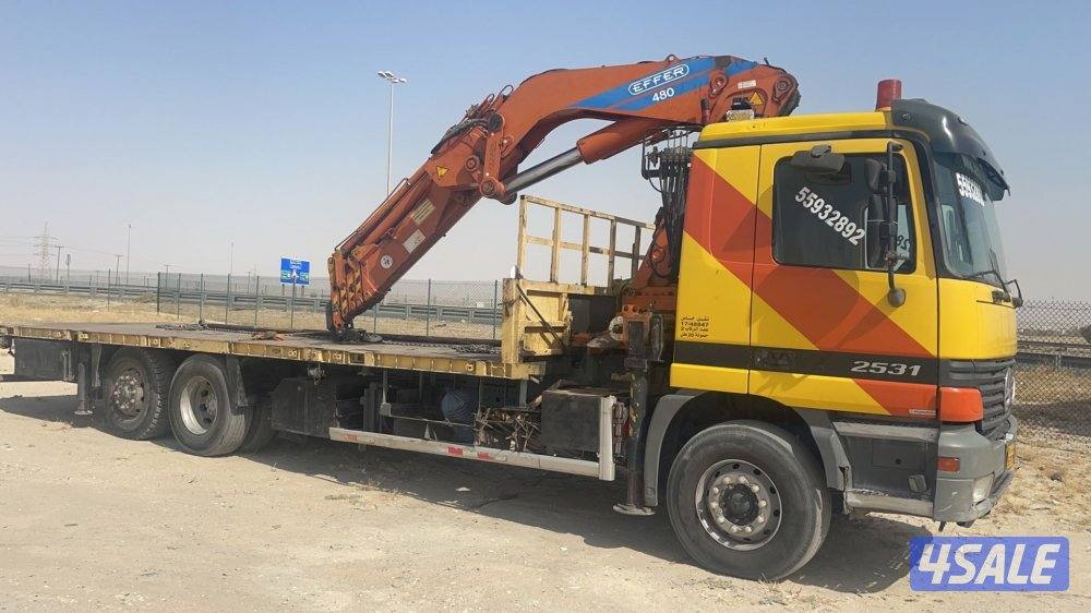 كرين نقل الشاليهات والمعدات ومكائن الديزل9