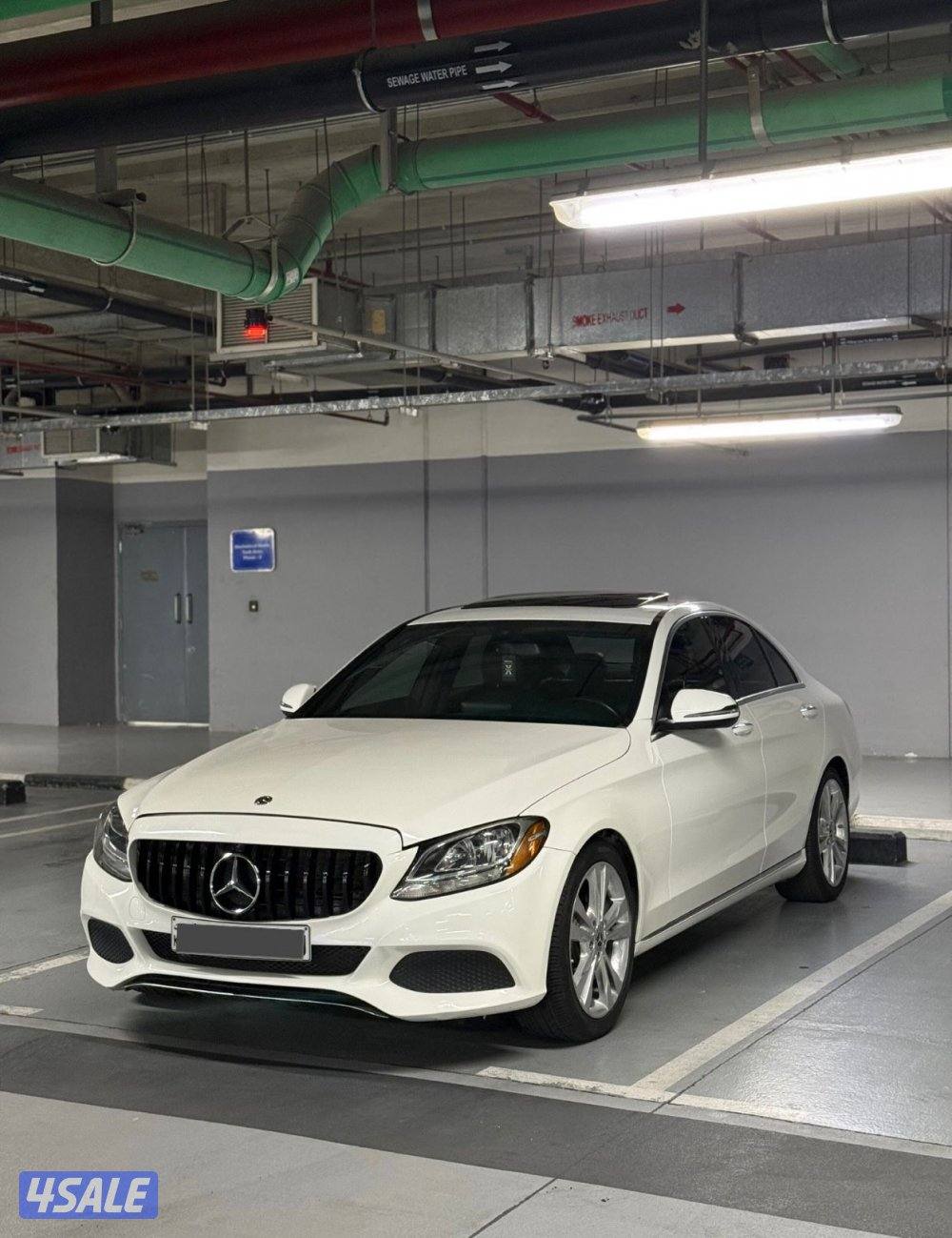 مرسيدس c300 شرط الفحص 2018 الموتر نضيف ومو محتاج شي باذن الله0