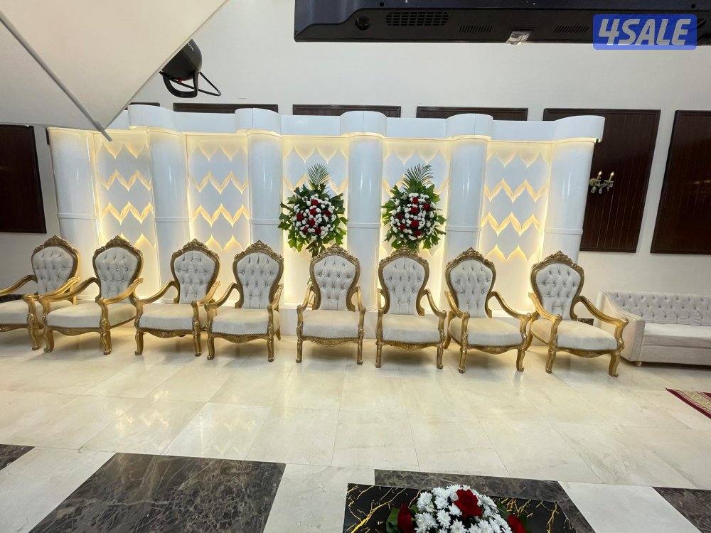 تاجير كراسي كنفات خيم زينة افراح خدمة ضيافه رجالي3