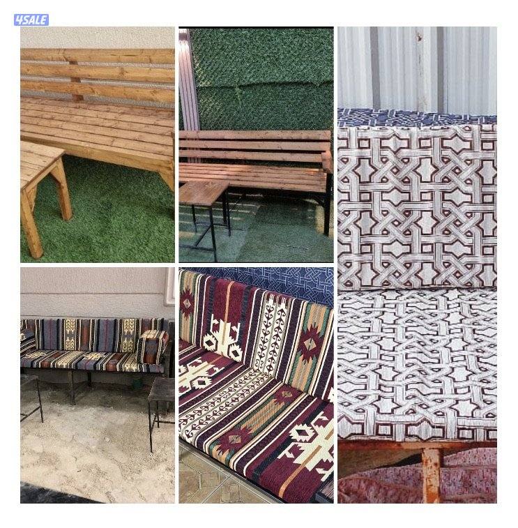 كراسي حديد + كراسي خشب + كراسي حديد خشب كراسي بر مخيمات + سراير بر4