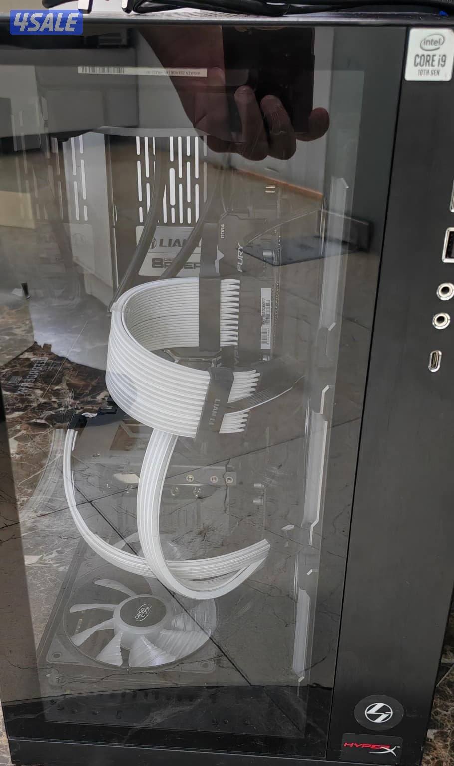 للبيع جهاز كمبيوتر بمعالج Intel i9-10850K و كرت شاشة RTX 40701