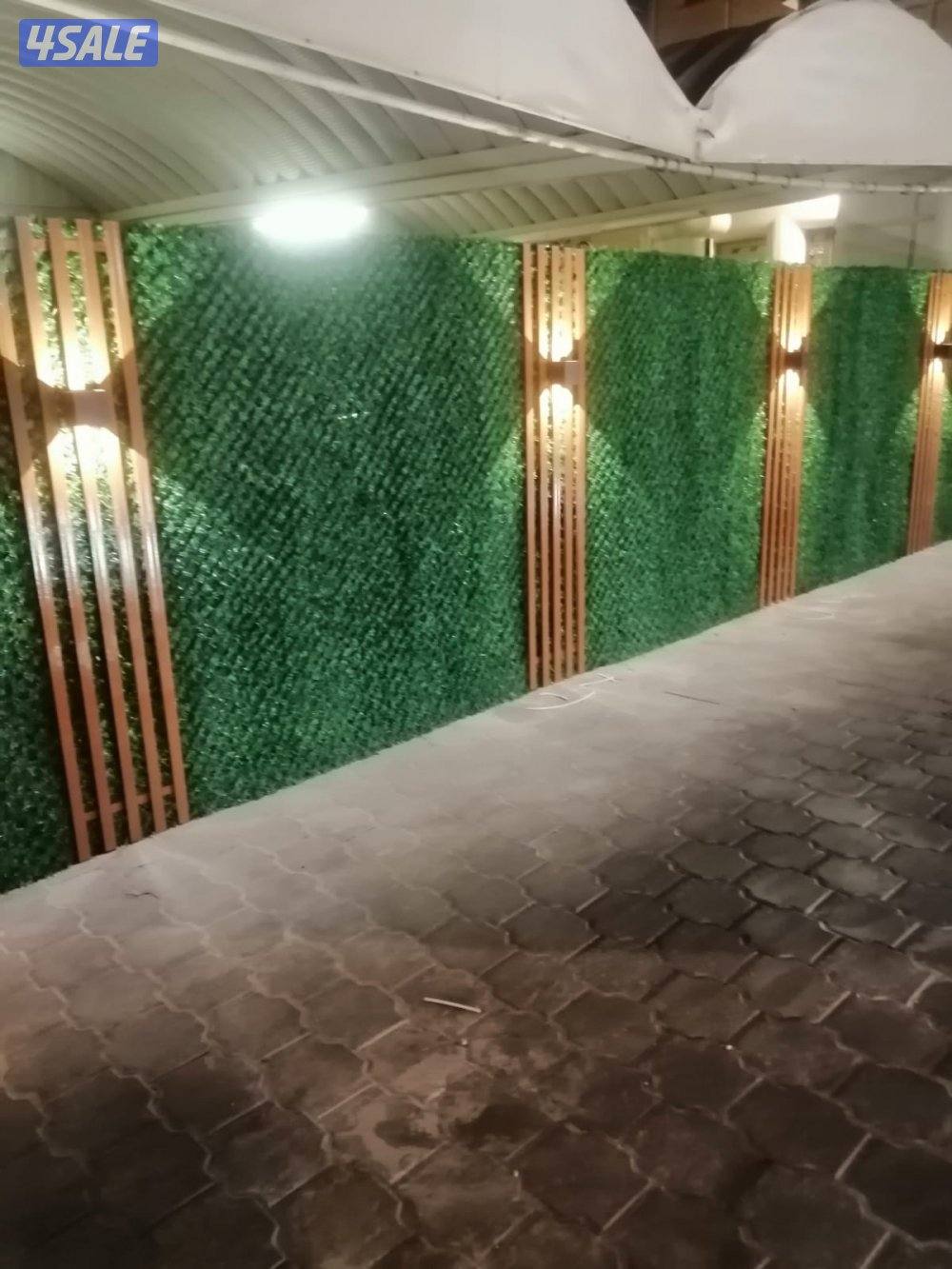 تنسيق حدائق تركيب تيل صناعي وطبيعي سور تركي تركيب بلاط وكربستون زراعة3